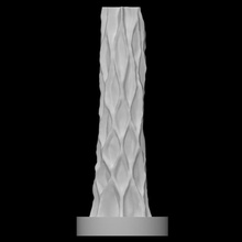 originale modulo scansione intaglio colonna moderno scultura legna astratto 3d print model - Mito3D