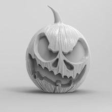 zucca Halloween giardino testa orrore cranio raccapricciante 3d print model - Mito3D