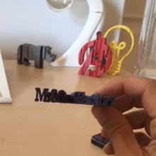Metin çevirmek mini fabrika miminifactory logo kelime 3d print model - Mito3D