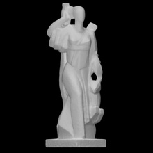 diana deer scan deer figure goddess modern sculpture woman worship diana abstract doe
