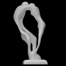 nimmt Scan weiblich Zahl modern Skulptur Bronze Paar männlich bilden abstrakt Besetzung 3d print model - Mito3D