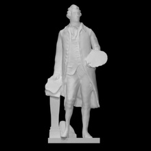 statue thomas gainsborough scan figure sculpture bronze palette male painter 3d print model - Mito3D