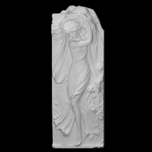 crépuscule cr puscule analyse sculpture femme bronze soulagement mythe draperie crepuscule 3d print model - Mito3D
