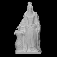estatua reina charlotte mecklenburg strelitz escanear hembra figura escultura bronce monumento realeza 3d print model - Mito3D