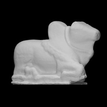 nandi nala temple scan cow sculpture relief holy hinduism altar 3d print model - Mito3D