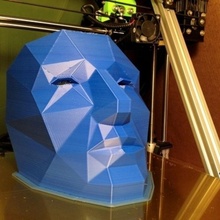 poly masque 3d print model - Mito3D