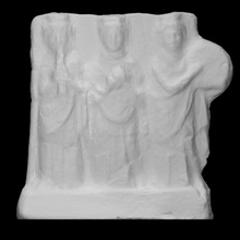 pinax scansione figura scultura sollievo votivo 3d print model - Mito3D