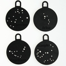 stars maps jewellery 3d print model - Mito3D