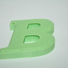 letters a-z bookman style letter 3d print model - Mito3D