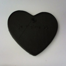 coeur pour son amour jewellery love je bb ur hearth aime t'aime nbgprinter grirlfriend 3d print model - Mito3D