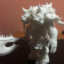 Garrosh Ork Warcraft Helden heiß 3d print model - Mito3D