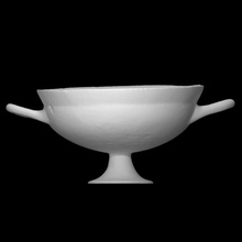 kylix scan ancient bowl vessel wine pottery symposium 3d print model - Mito3D