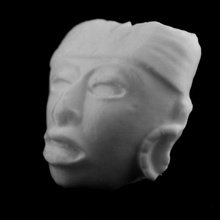 Meksika maske cardiff wales Müzesi tarama 3d print model - Mito3D
