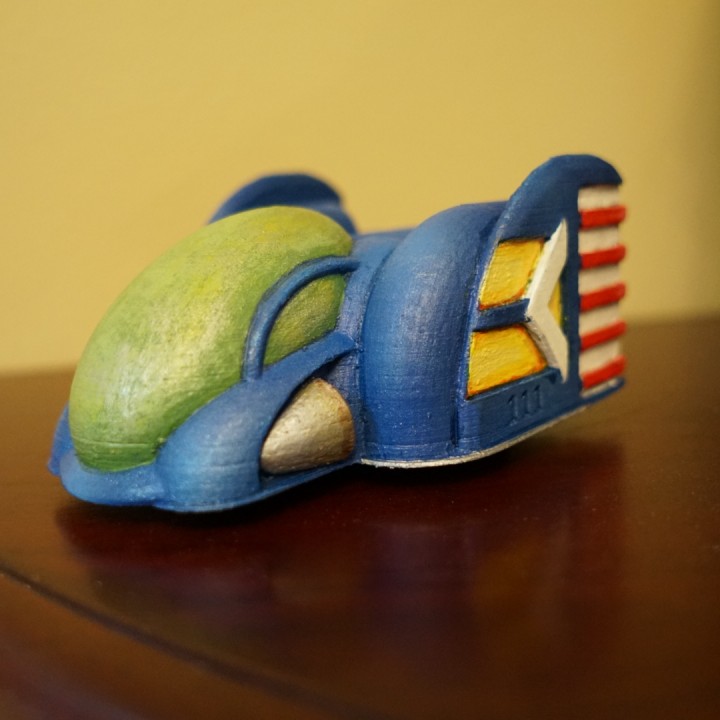 f zero snes azul halcón ventilador Arte fzero 3D print model - Mito3D