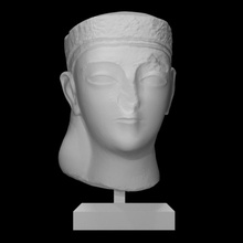 head youth scan statue male votive 3d print model - Mito3D
