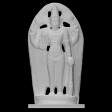 narayana scansione figura Dio scultura culto divinità sollievo induismo vishnu 3d print model - Mito3D