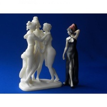 rebekah02 ventilateur art figurine fille sculpture femme miniature 3d print model - Mito3D