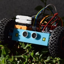 mini autonomous robot frame v0 pi raspberrypi autonomousrobot 3d print model - Mito3D