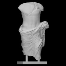 statue member imperial family scan man water emperor male royalty nude torso drapery 3d print model - Mito3D