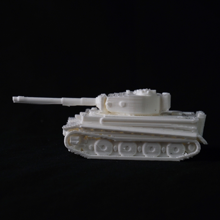 char tigre mk1 28mm table réservoir guerre 3D print model - Mito3D