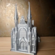 Birmingham katedral alabama mimari Hıristiyan tapınak şakak mabet kule Amerika Birleşik Devletleri kilise şapel kale aziz Katolik bazilika 3d print model - Mito3D