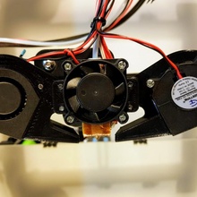 extreme cr-10s fang cooling led blower coolingfan 40mm hotend cr-10 cr10 3d print model - Mito3D