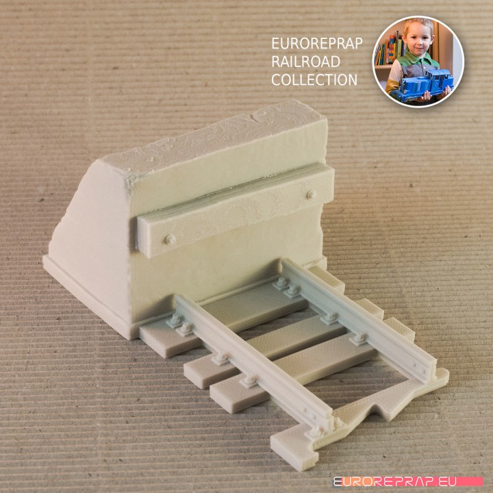 tampon Izlemek euroreprap demiryolu mağaza motor Lego model ölçek tren 3dprinted lokomotif dizel ölçekli sonuçlanmak 3dprinttoy 3dprinttrain Legogauge Legotrack semafor nokta göstergesi 3D print model - Mito3D