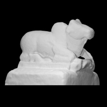 nandi kalimath tempio scansione animale mucca scultura statua simbolo divine 3d print model - Mito3D