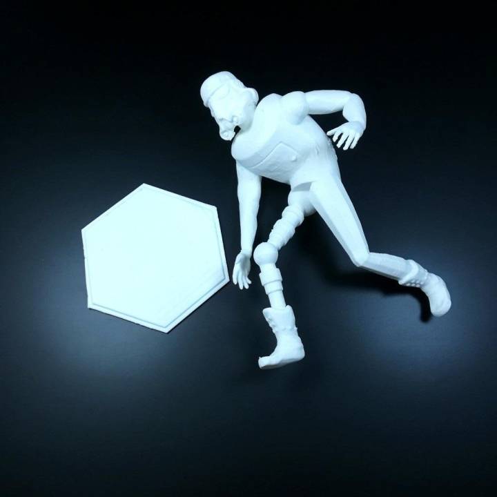 personnage ventilateur art personnalisateur 3D print model - Mito3D