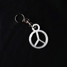 peace keychain fan art keyring symbol 3d print model - Mito3D