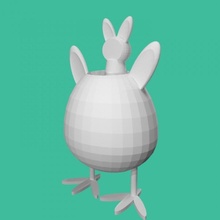 buddy egg alex g tinkercad 3d print model - Mito3D