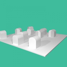 tombe Cour tinkercad 3d print model - Mito3D