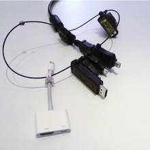 adaptador adjunto archivo anillo manzana cable adjuntar hdmi dongle 3d print model - Mito3D