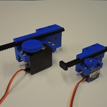 linear servo atuadores jardim faça atuador Linearservo 3d print model - Mito3D