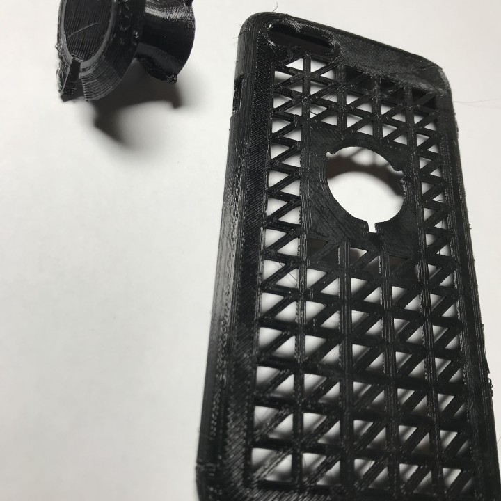 iphone 7 stand hand case 3D print model - Mito3D