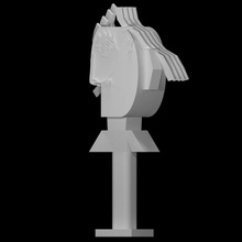 cubist sculpture scan picasso modernist cusbist 3d print model - Mito3D