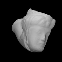 figural pipe bowl scan face head portrait sculpture smoking relief tobacco 3d print model - Mito3D