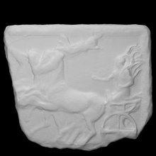 votivo alivio dedicado diosa atenea escanear antiguo figura Adoración mármol carruaje Juegos Olímpicos 3d print model - Mito3D