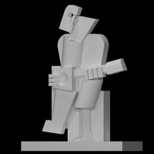 cubist sculpture scan modernism modernist cubism 3d print model - Mito3D