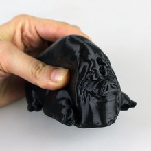 flexi pig stress ball - support free toys & games animal ninjaflex 3d print model - Mito3D