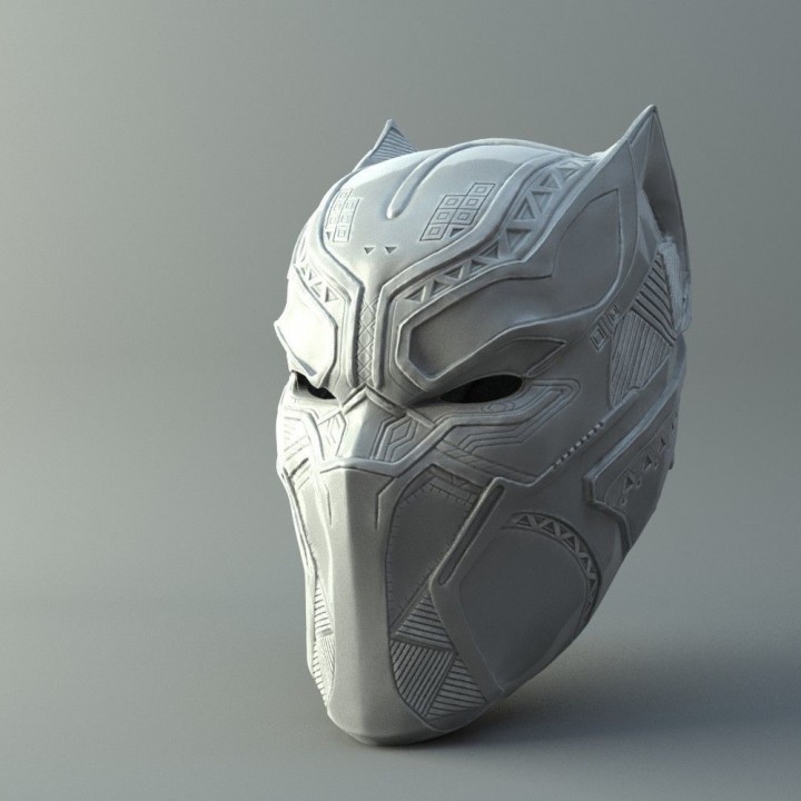 black panther mask 3D print model - Mito3D
