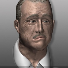 nemoriko Padrinho der patê don vito Corleone ventilador arte fracasso buste padrinho máfia Bueste derramar donvitocorleone 3d print model - Mito3D