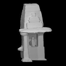 piccolo tempio Narayan casa scansione architettura edificio culto induismo divine 3d print model - Mito3D