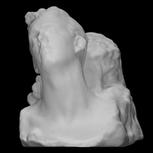 gün gece Gençlik le jour la nuit ou taramak büst baş adam Vesika heykel mermer erkek 3d print model - Mito3D