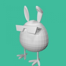 lyndsey bunny tinkercad 3d print model - Mito3D