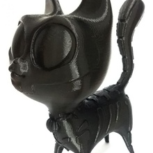halloween kit bone cat pumpkin 3d print model - Mito3D