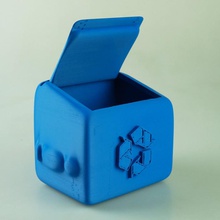 mini lata lixo jardim office parado bin concorrência purement anti microbiana filamento 3d print model - Mito3D