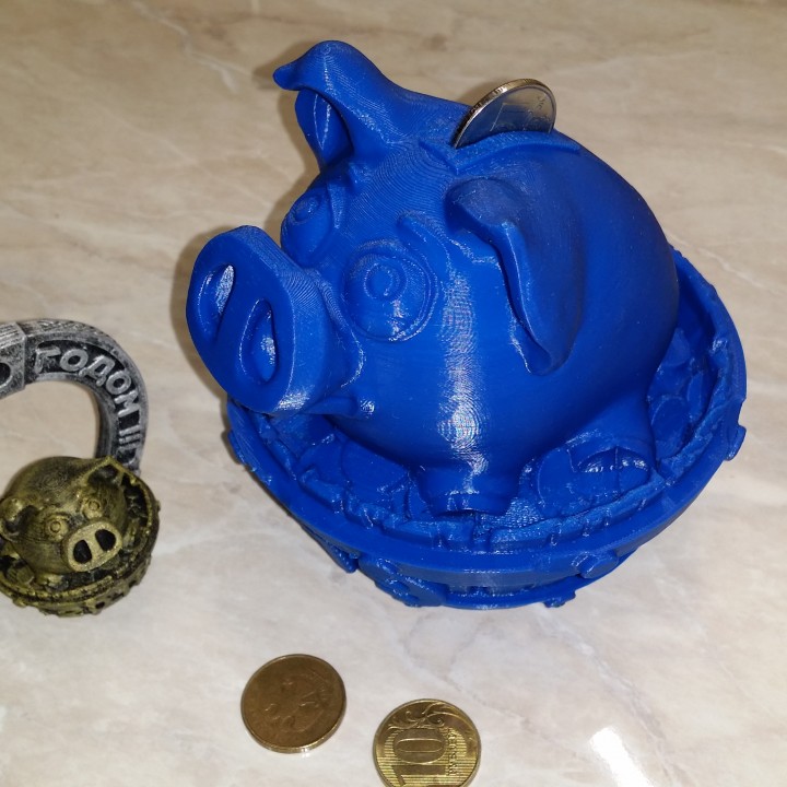 piggy bank 2019 3D print model - Mito3D