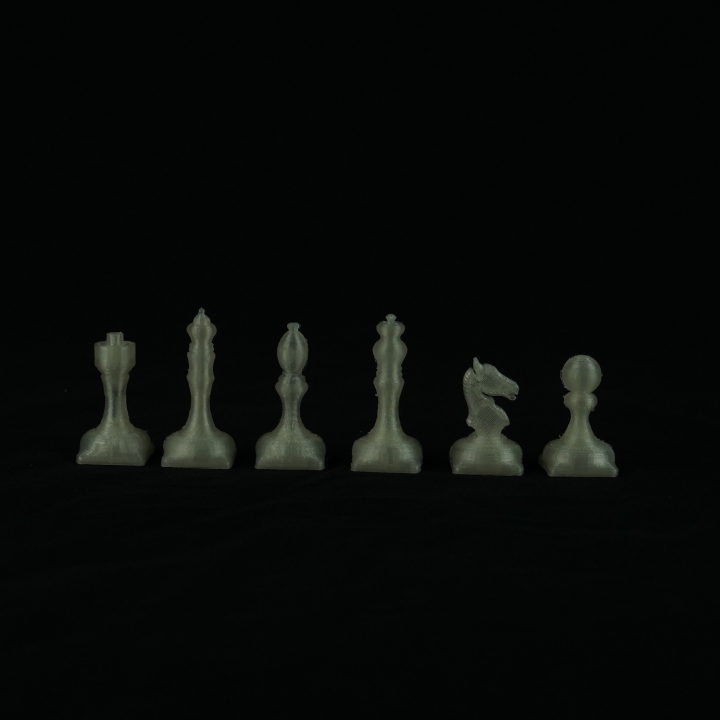 chess set board games boardgame 3D print model - Mito3D