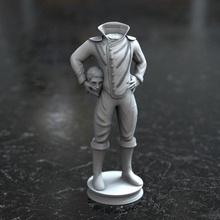 cabeza Caballero mesa fantasma Víspera Santos horror cráneo personaje Siniestro carbonizarse 3d print model - Mito3D